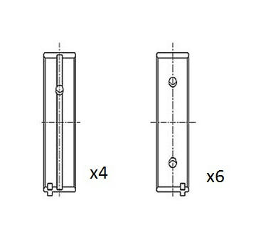 Hlavní ložiska klikového hřídele FAI AutoParts BM1054-030