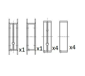 Hlavní ložiska klikového hřídele FAI AutoParts BM1067-025