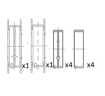 Hlavní ložiska klikového hřídele FAI AutoParts BM1068-025