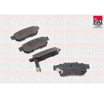 Sada brzdových destiček, kotoučová brzda FAI AutoParts BP175