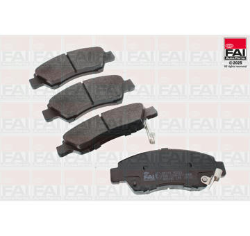 Sada brzdových destiček, kotoučová brzda FAI AutoParts BP218