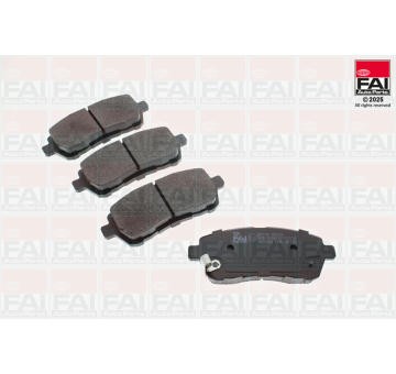 Sada brzdových destiček, kotoučová brzda FAI AutoParts BP219