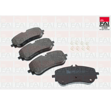 Sada brzdových destiček, kotoučová brzda FAI AutoParts BP272