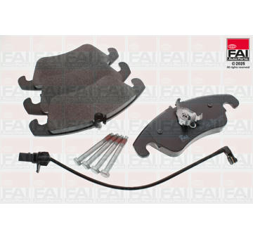 Sada brzdových destiček, kotoučová brzda FAI AutoParts BP302
