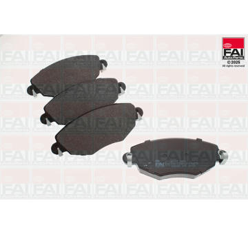 Sada brzdových destiček, kotoučová brzda FAI AutoParts BP315