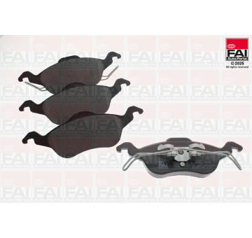 Sada brzdových destiček, kotoučová brzda FAI AutoParts BP317