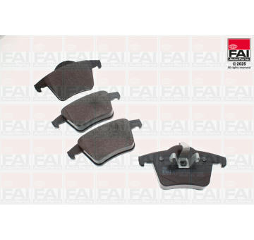 Sada brzdových destiček, kotoučová brzda FAI AutoParts BP342