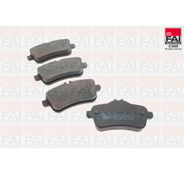 Sada brzdových destiček, kotoučová brzda FAI AutoParts BP369