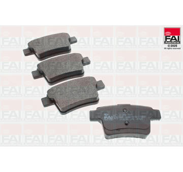 Sada brzdových destiček, kotoučová brzda FAI AutoParts BP388