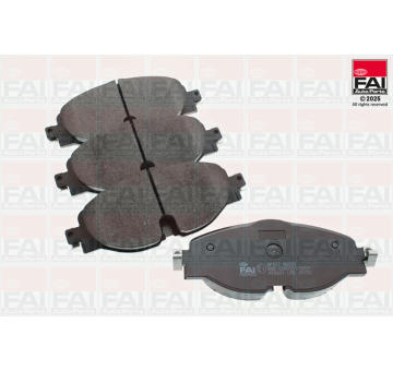 Sada brzdových destiček, kotoučová brzda FAI AutoParts BP427