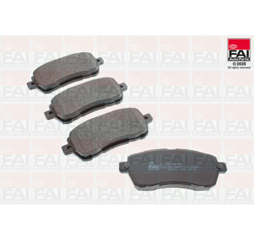 Sada brzdových destiček, kotoučová brzda FAI AutoParts BP448