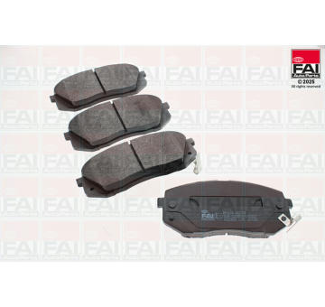 Sada brzdových destiček, kotoučová brzda FAI AutoParts BP479