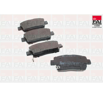Sada brzdových destiček, kotoučová brzda FAI AutoParts BP486