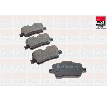 Sada brzdových destiček, kotoučová brzda FAI AutoParts BP510