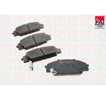 Sada brzdových destiček, kotoučová brzda FAI AutoParts BP535