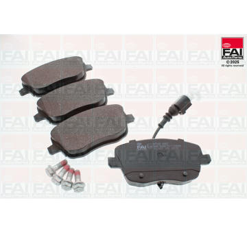 Sada brzdových destiček, kotoučová brzda FAI AutoParts BP550