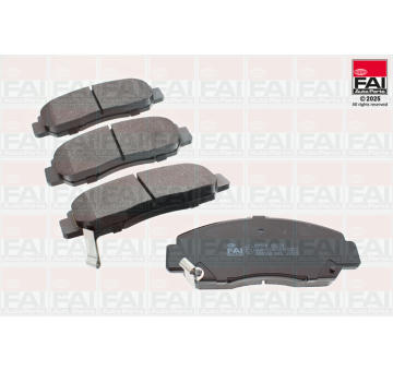 Sada brzdových destiček, kotoučová brzda FAI AutoParts BP574