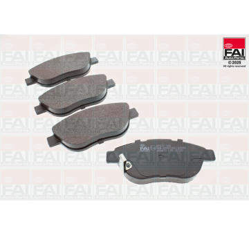 Sada brzdových destiček, kotoučová brzda FAI AutoParts BP577