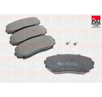 Sada brzdových destiček, kotoučová brzda FAI AutoParts BP580