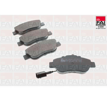 Sada brzdových destiček, kotoučová brzda FAI AutoParts BP605
