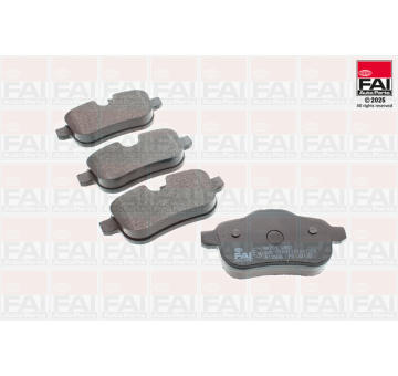 Sada brzdových destiček, kotoučová brzda FAI AutoParts BP701