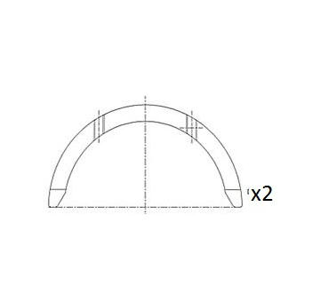 Distanční kotouč, kliková hřídel FAI AutoParts BT3001-STD