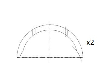 Distanční kotouč, kliková hřídel FAI AutoParts BT3007-STD