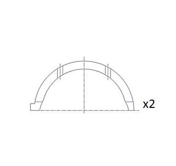 Distanční kotouč, kliková hřídel FAI AutoParts BT3043-STD