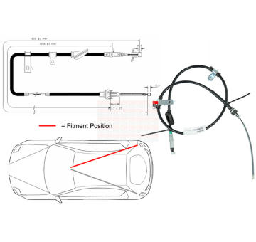 Tazne lanko, parkovaci brzda FAI AutoParts FBC0101