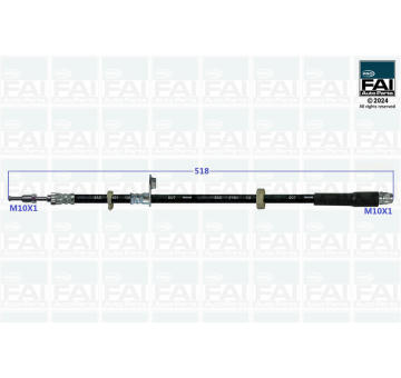 Brzdová hadice FAI AutoParts FPBH115