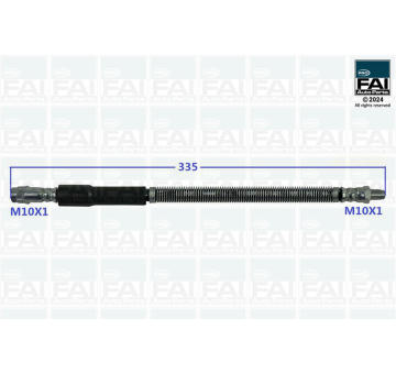 Brzdová hadice FAI AutoParts FPBH140