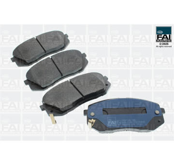 Sada brzdových destiček, kotoučová brzda FAI AutoParts FPBP130