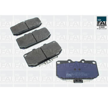 Sada brzdových destiček, kotoučová brzda FAI AutoParts FPBP132