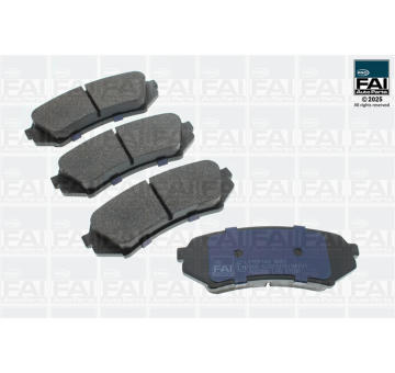 Sada brzdových destiček, kotoučová brzda FAI AutoParts FPBP143