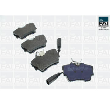 Sada brzdových destiček, kotoučová brzda FAI AutoParts FPBP149
