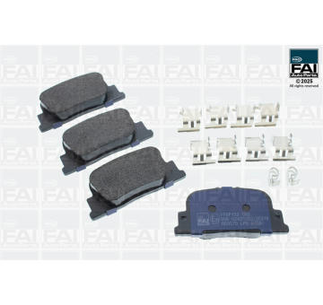 Sada brzdových destiček, kotoučová brzda FAI AutoParts FPBP153