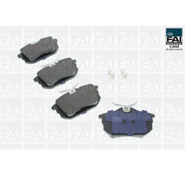 Sada brzdových destiček, kotoučová brzda FAI AutoParts FPBP156