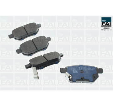 Sada brzdových destiček, kotoučová brzda FAI AutoParts FPBP172