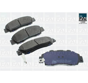 Sada brzdových destiček, kotoučová brzda FAI AutoParts FPBP187