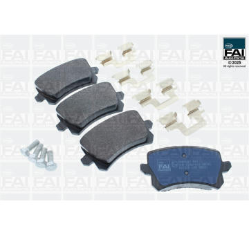 Sada brzdových destiček, kotoučová brzda FAI AutoParts FPBP287