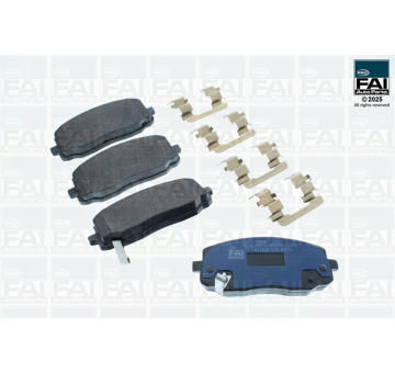 Sada brzdových destiček, kotoučová brzda FAI AutoParts FPBP371