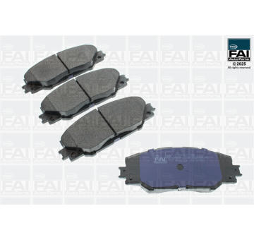 Sada brzdových destiček, kotoučová brzda FAI AutoParts FPBP401