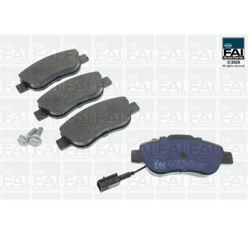 Sada brzdových destiček, kotoučová brzda FAI AutoParts FPBP403