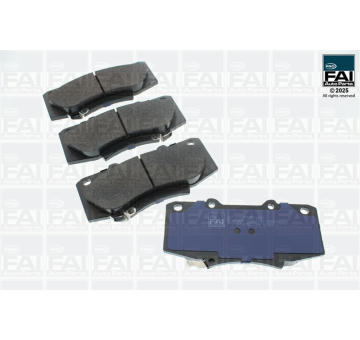 Sada brzdových destiček, kotoučová brzda FAI AutoParts FPBP435