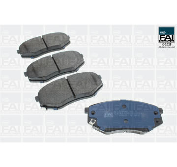 Sada brzdových destiček, kotoučová brzda FAI AutoParts FPBP465