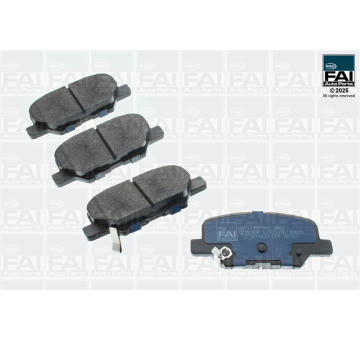 Sada brzdových destiček, kotoučová brzda FAI AutoParts FPBP546