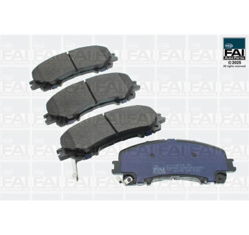 Sada brzdových destiček, kotoučová brzda FAI AutoParts FPBP578