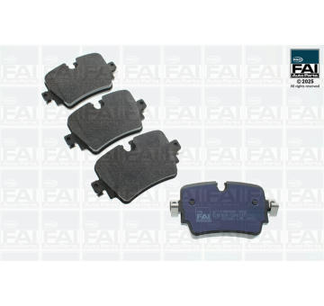 Sada brzdových destiček, kotoučová brzda FAI AutoParts FPBP600