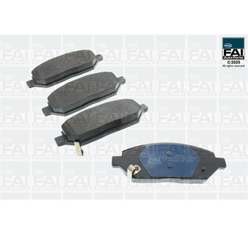 Sada brzdových destiček, kotoučová brzda FAI AutoParts FPBP690