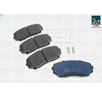 Sada brzdových destiček, kotoučová brzda FAI AutoParts FPBP692